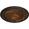 Ekena Millwork Foster Ceiling Medallion (Fits Canopies up to 5 5/8"), Hand-Painted Rust, 19 1/8"OD x 1"P CM19FORUS - alternate 3